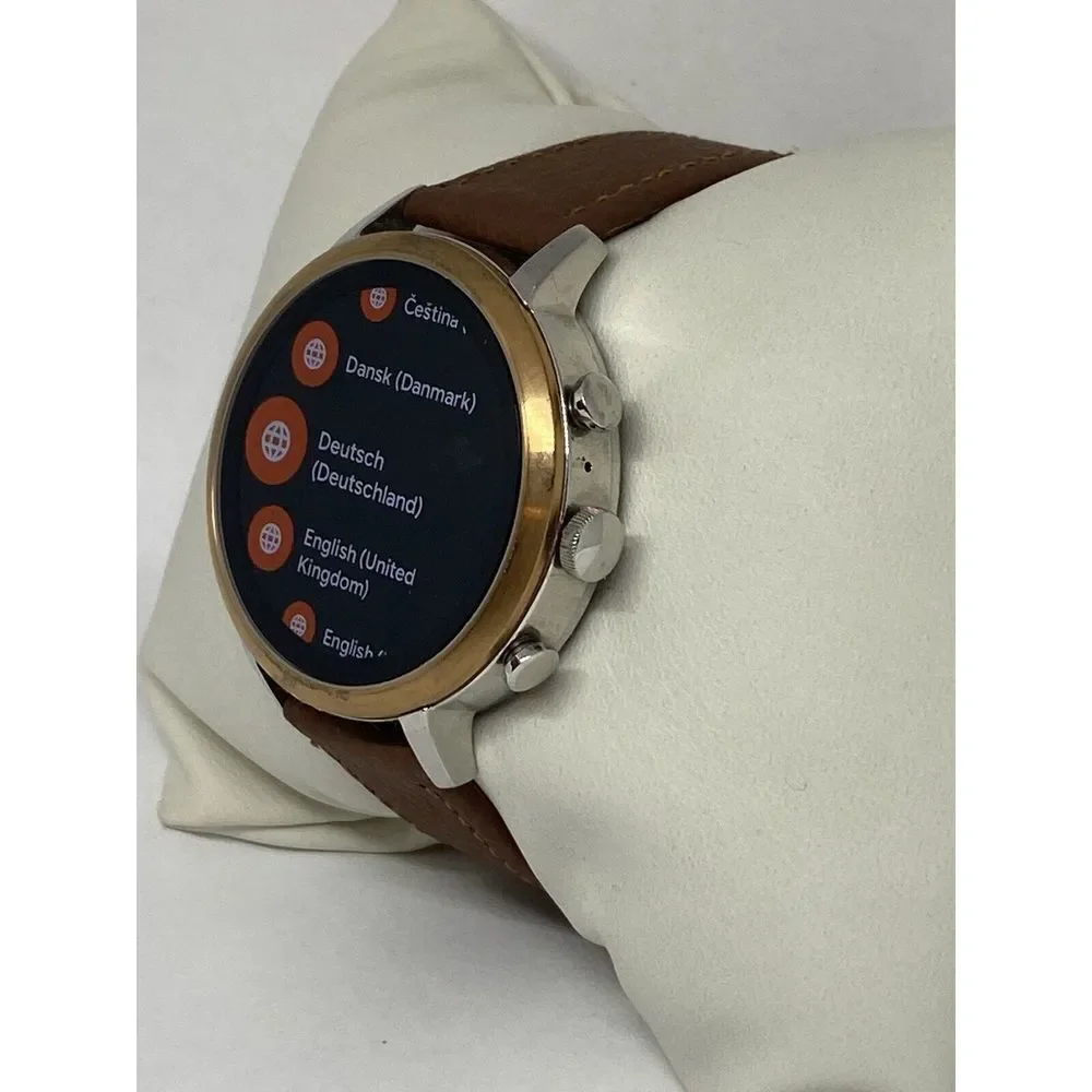 Fossil Gen 4 Authentic Digital Dial Smart Watch Custom Band FTW6016 DC87